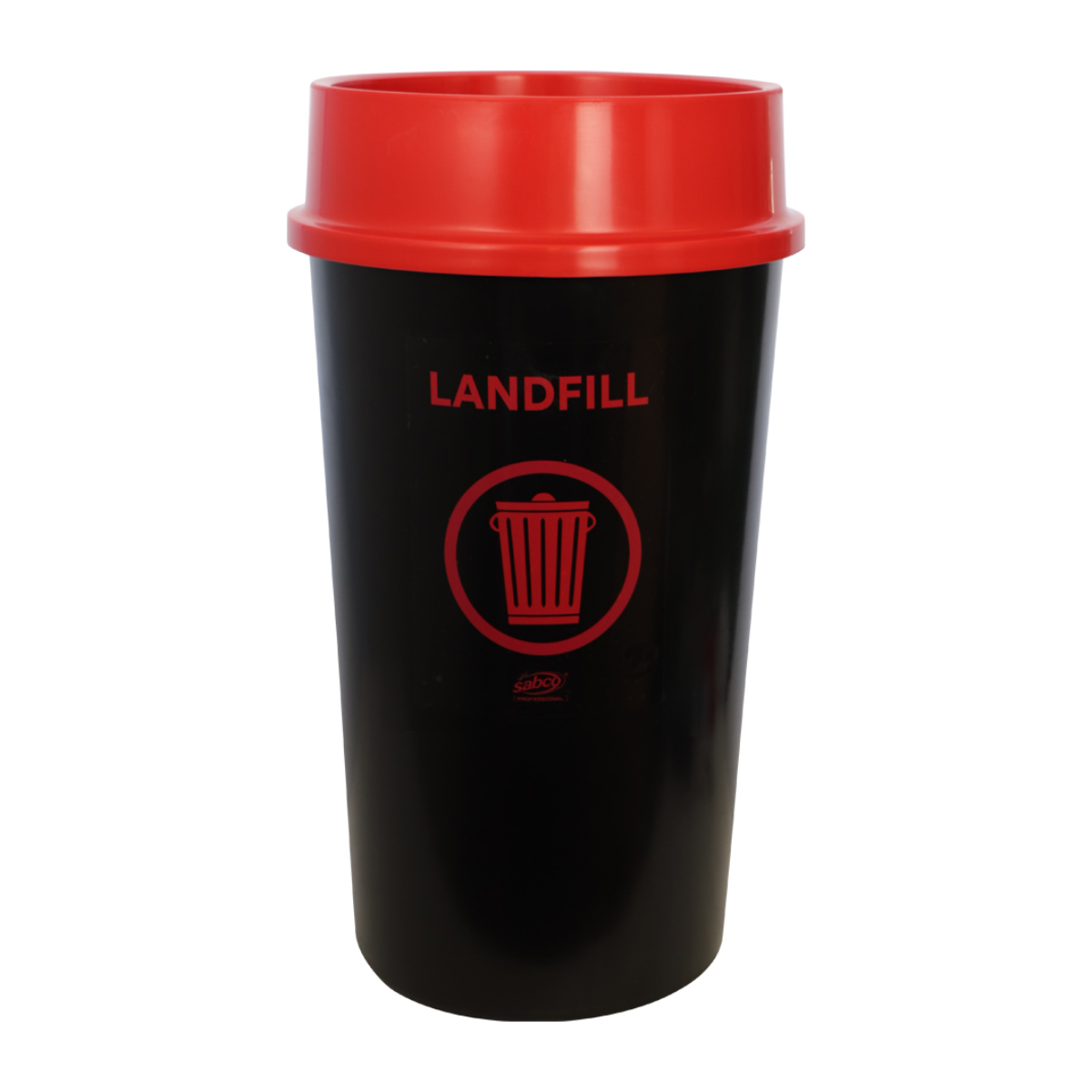 Sabco 60lt Red Landfill Bin Kit | Hospitality Recycling – Fletchers ...