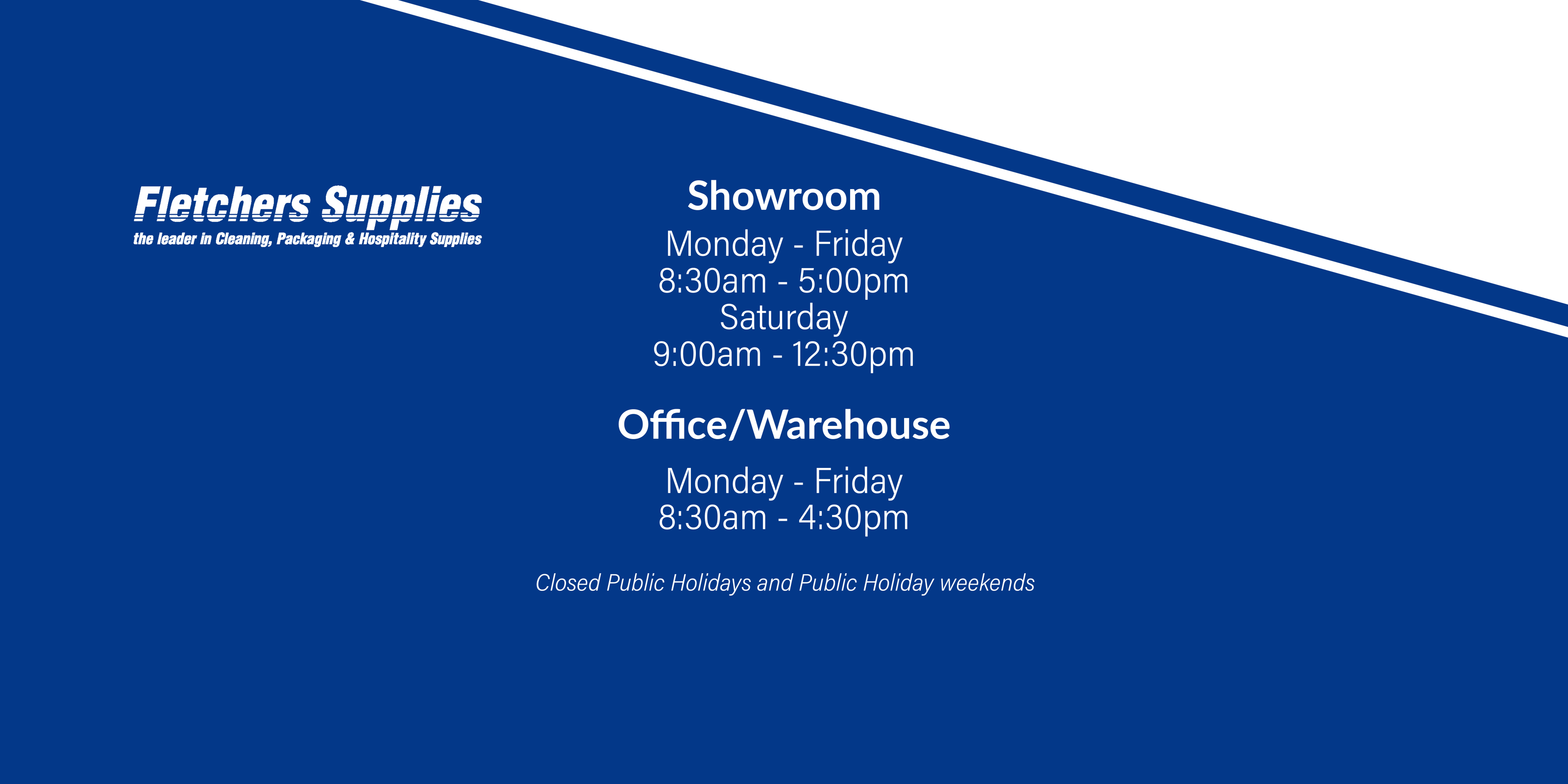 Wholesale Hospitality, Food Packaging, Cleaning & Café Supplies