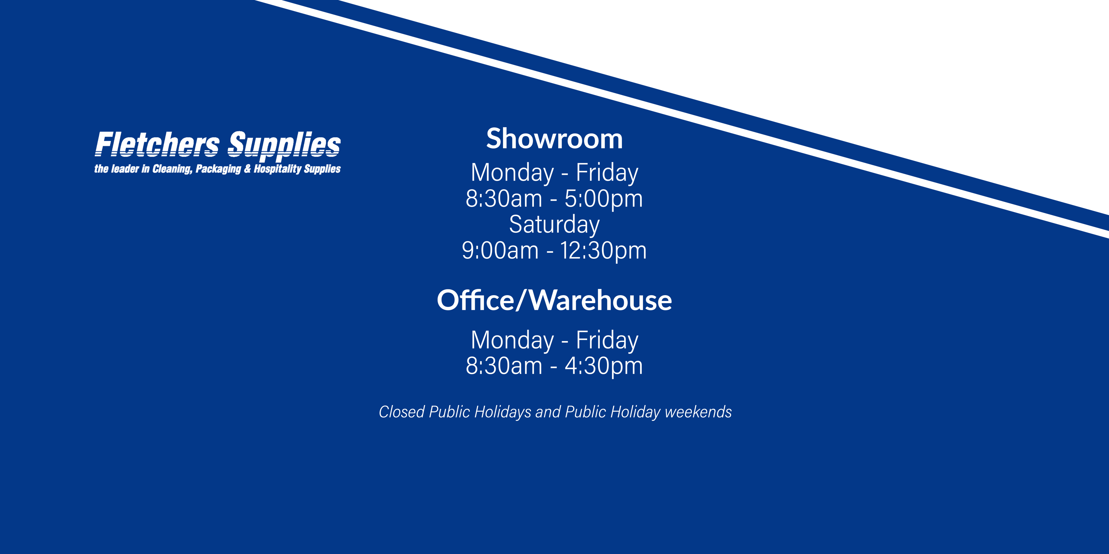 Wholesale Hospitality, Food Packaging, Cleaning & Café Supplies