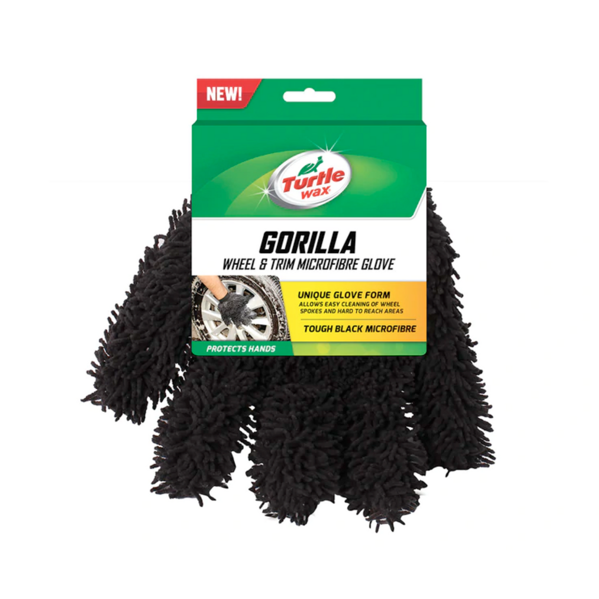 Turtle Wax Gorilla Wheel & Trim Glove Fast, Easy Wheel Cleaning