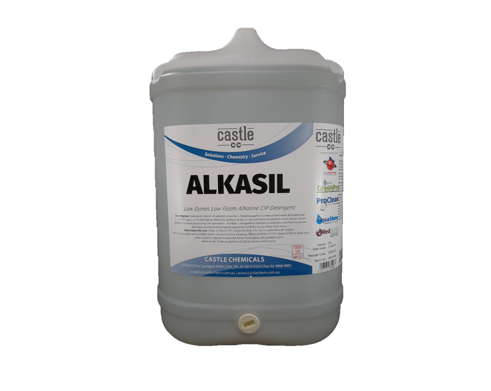 Castle Alkasil CIP Cleaner 20L | Powerful Food Grade Cleaner | Buy Now ...